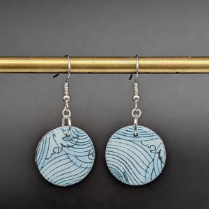 Boucles d'oreilles Livia - Vagues d'été (avec défaut)