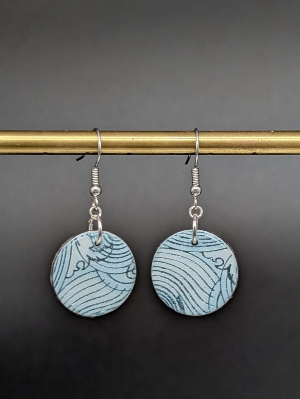 Boucles d'oreilles Livia - Vagues d'été (avec défaut)