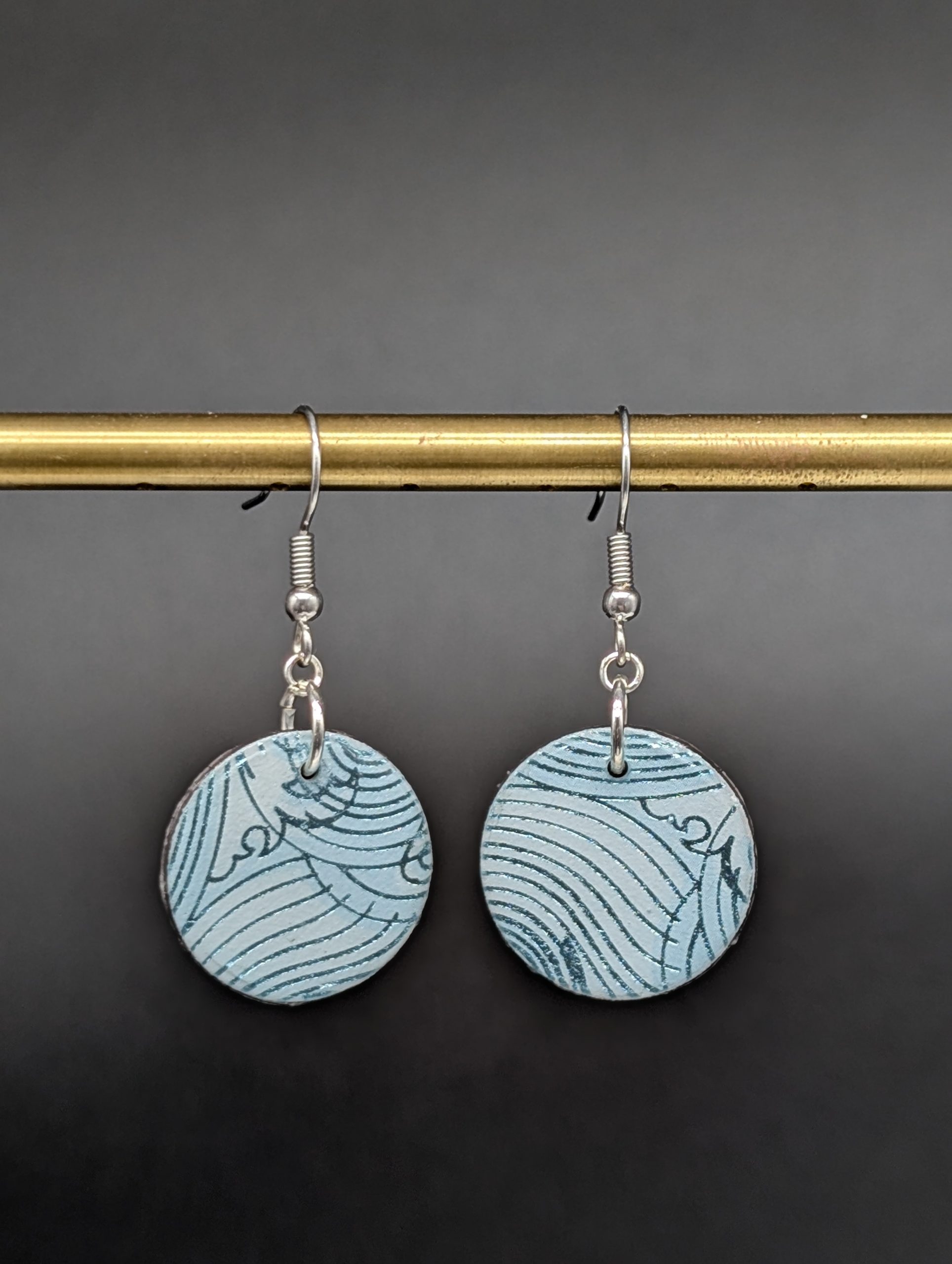 Boucles d'oreilles Livia - Vagues d'été (avec défaut)