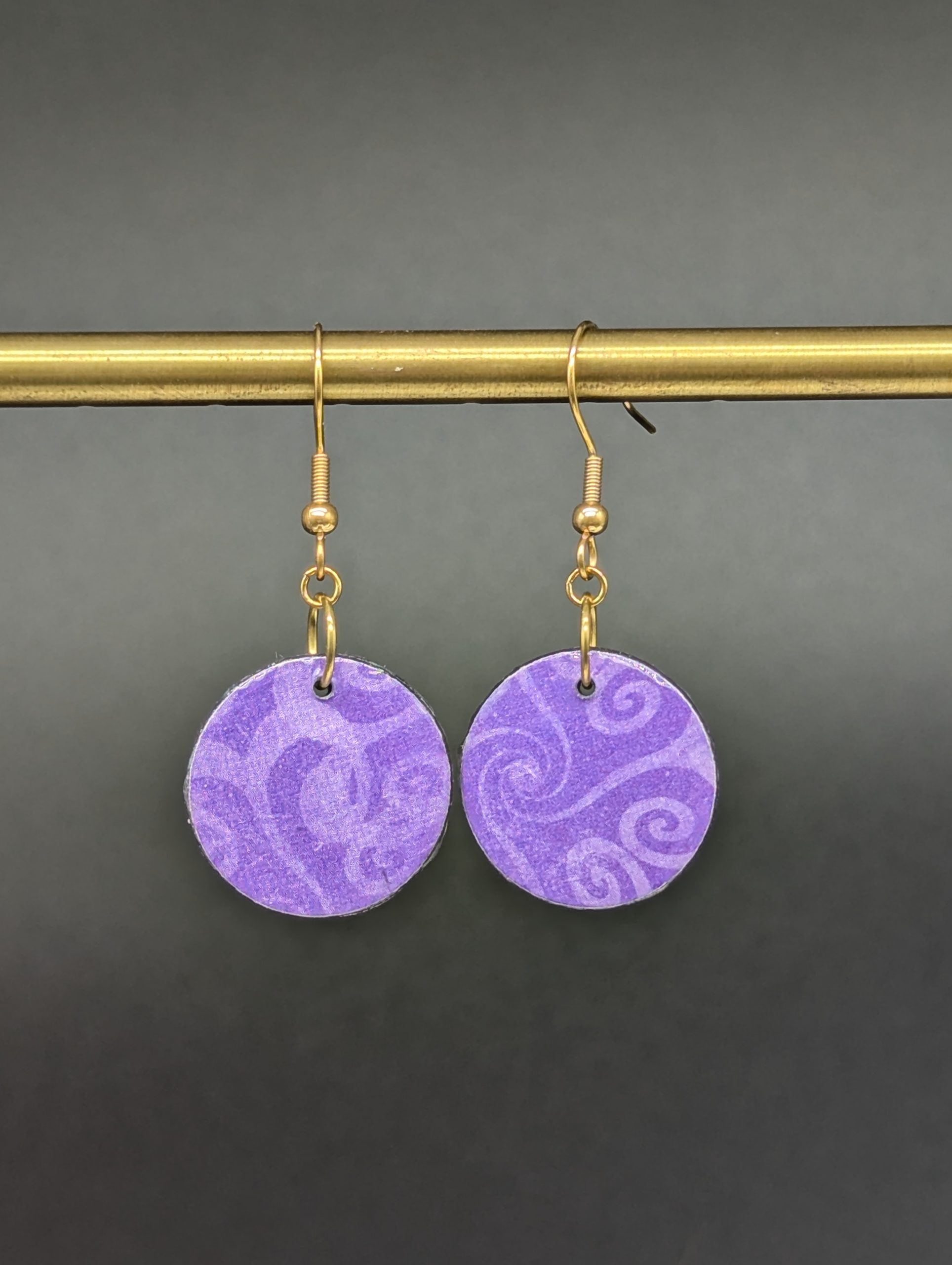 Boucles d'oreilles Livia - Violette
