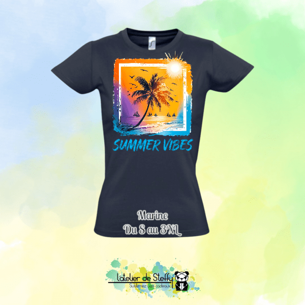 Tee shirt Steffy - Summer vibes – Image 20