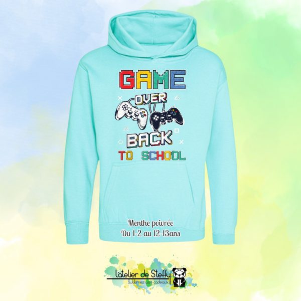 Sweat capuche Noah - Game over...Back to school – Image 25