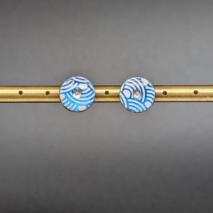 Boucles d'oreilles Néa - Arc-en-ciel bleuté