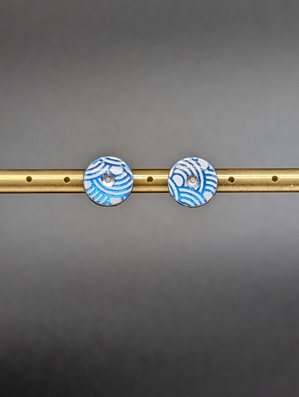 Boucles d'oreilles Néa - Arc-en-ciel bleuté