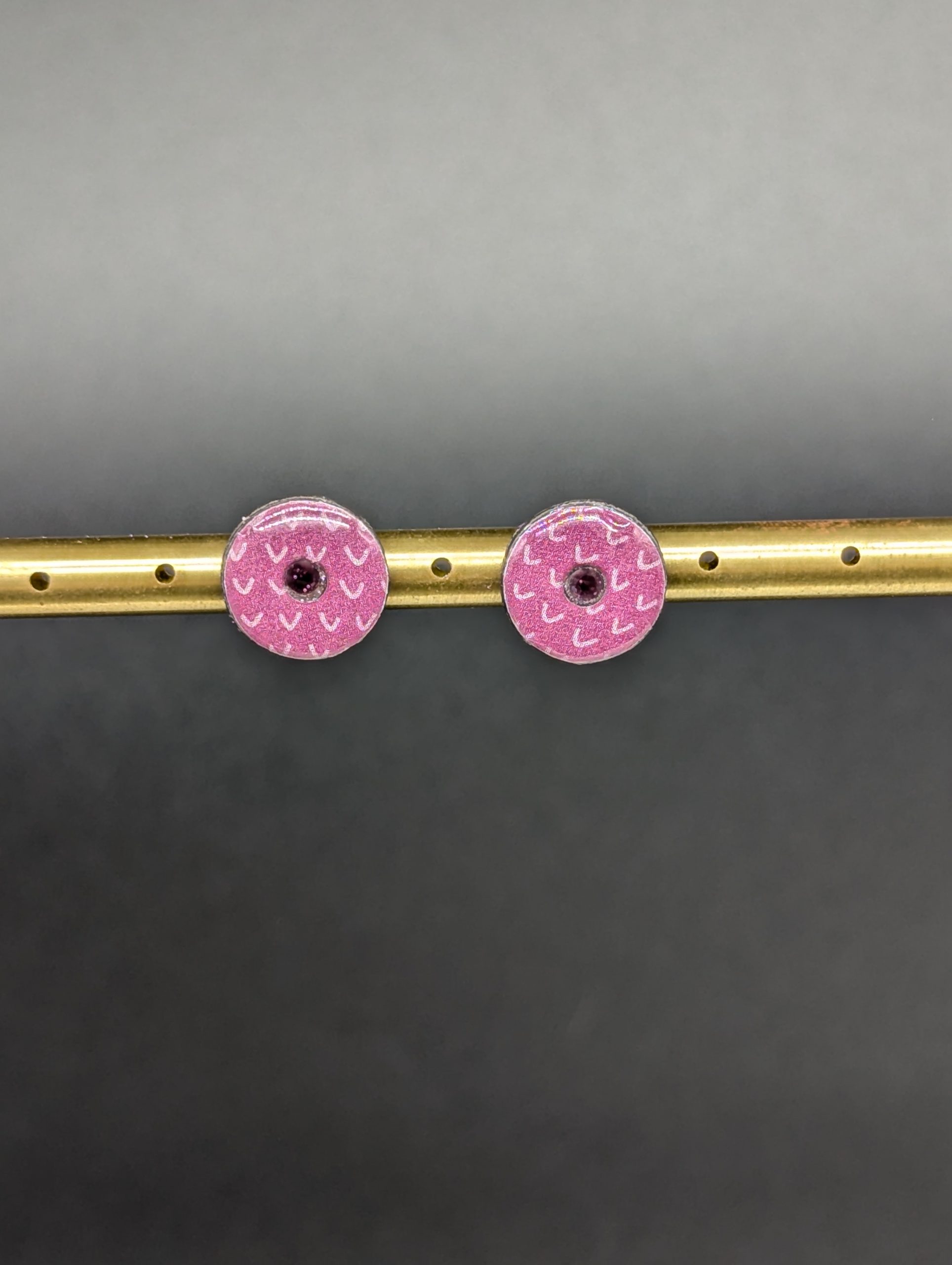 Boucles d'oreilles Néa - Envolée prune