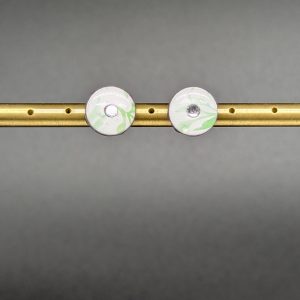 Boucles d'oreilles Néa - Feuillage vert (avec défaut)