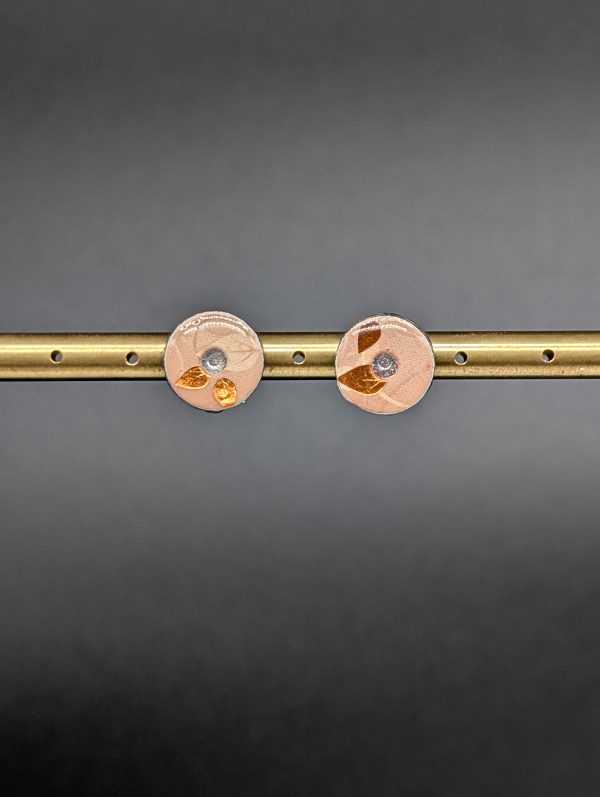 Boucles d'oreilles Néa - Feuille d'automne