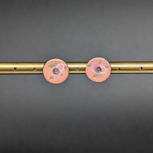 Boucles d'oreilles Néa - Pêche fleurie