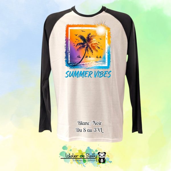 Tee shirt manches longues Adam - Summer vibes – Image 6