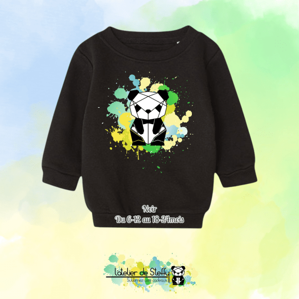 Sweat col rond Choupinou - Panda de l'atelier – Image 5
