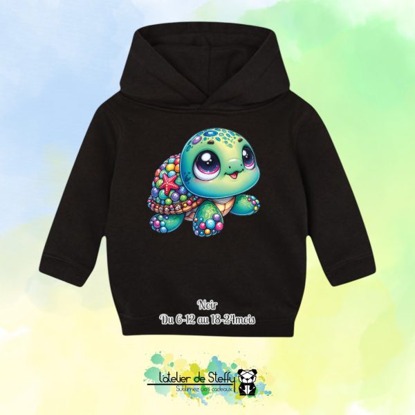 Sweat capuche Boudchou - Tortue mimi – Image 5