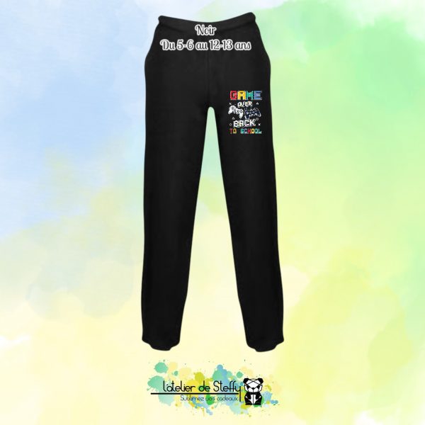 Pantalon jogging Nino - Game over...Back to school – Image 3