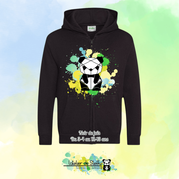 Veste sweat capuche Lou - Panda de l'atelier – Image 11