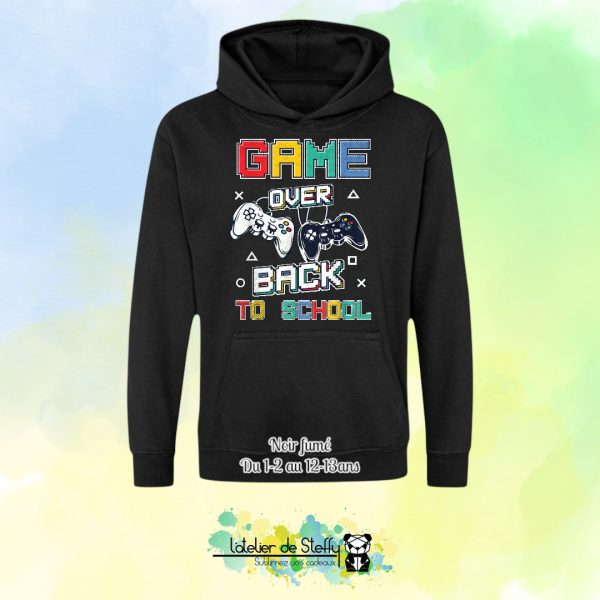 Sweat capuche Noah - Game over...Back to school – Image 27