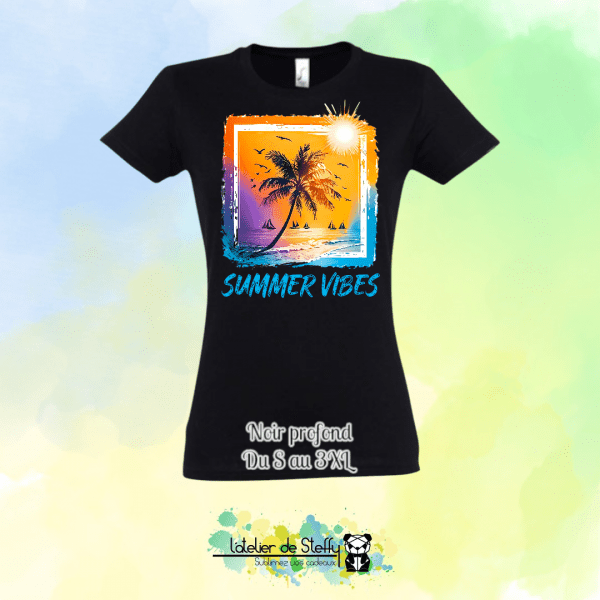 Tee shirt Steffy - Summer vibes – Image 21