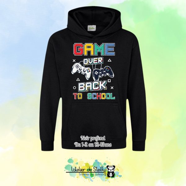 Sweat capuche Noah - Game over...Back to school – Image 28