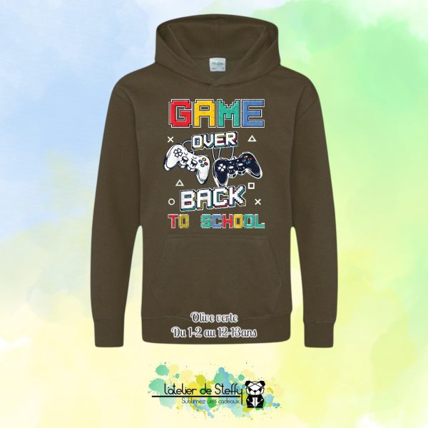 Sweat capuche Noah - Game over...Back to school – Image 29