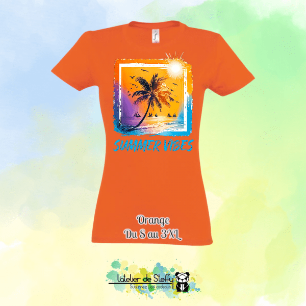 Tee shirt Steffy - Summer vibes – Image 22