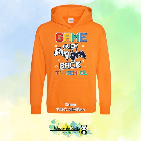 Sweat capuche Noah - Game over...Back to school – Image 30