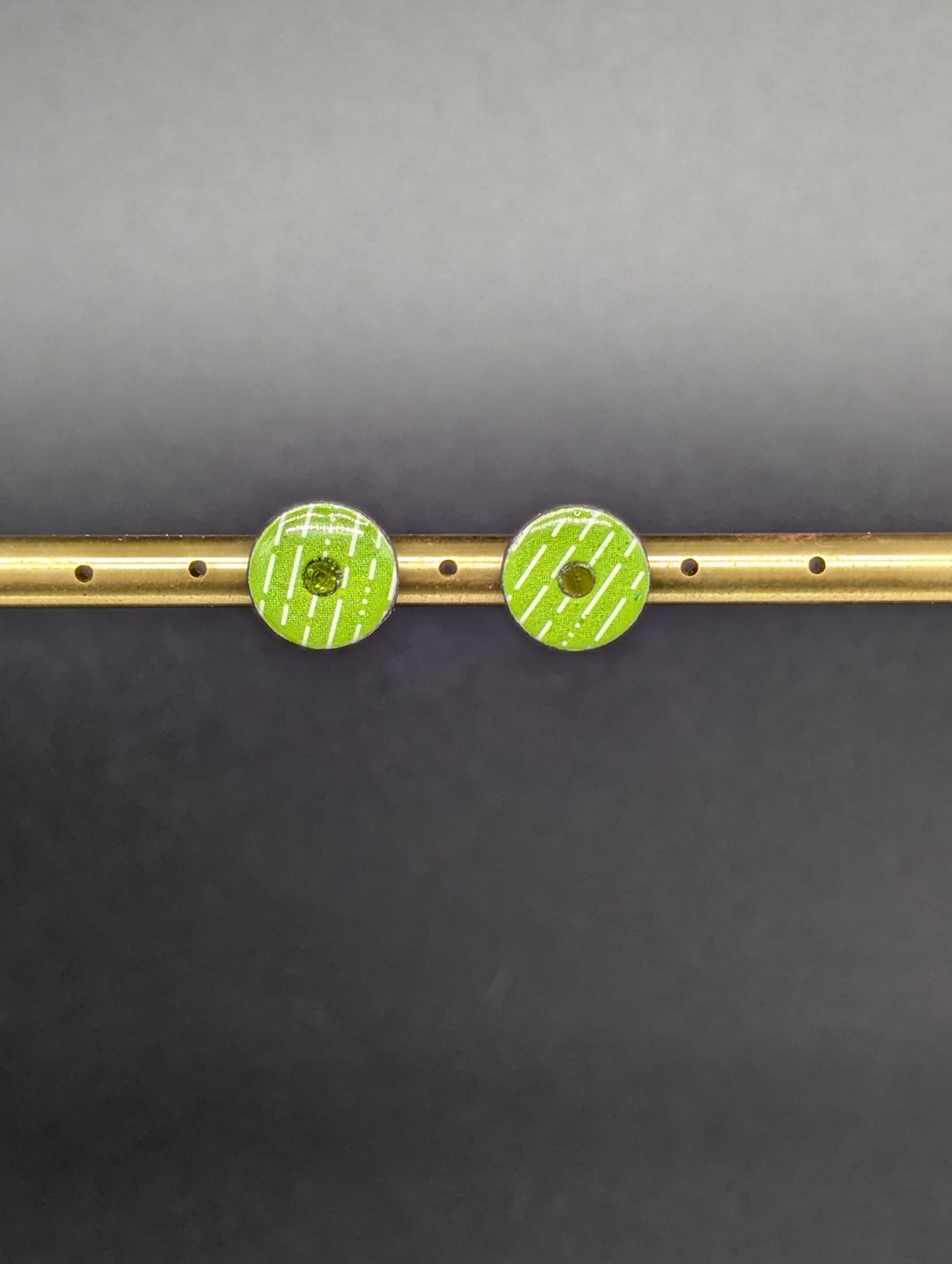 Boucles d'oreilles Néa - Pomme verte