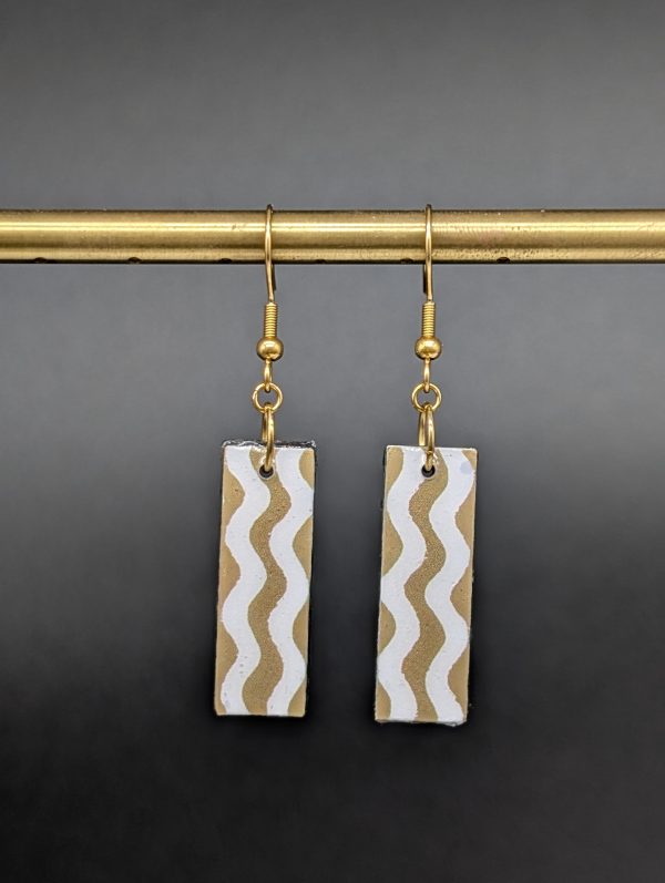 Boucles d'oreilles Paola - Ecume de sable