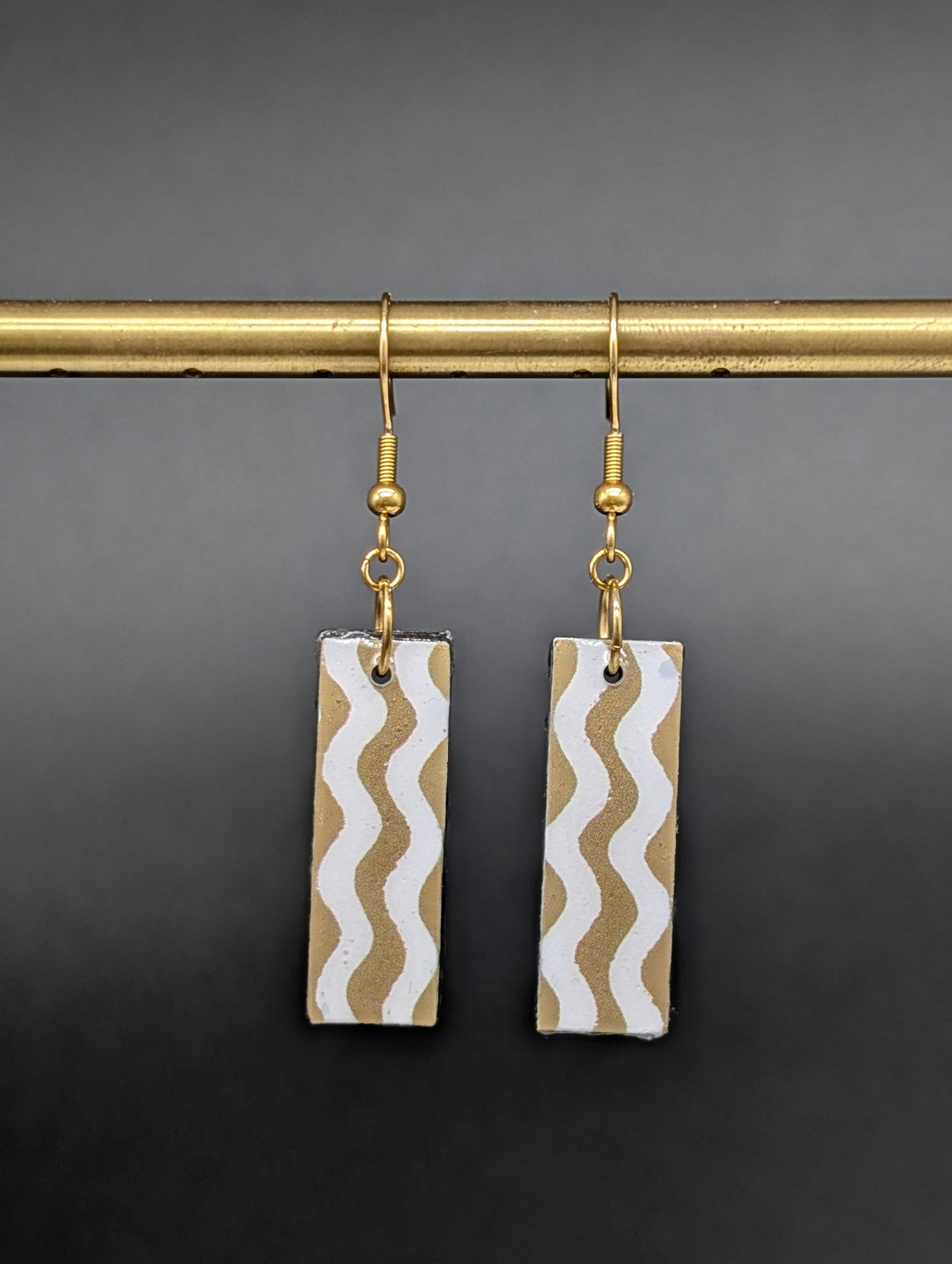 Boucles d'oreilles Paola - Ecume de sable
