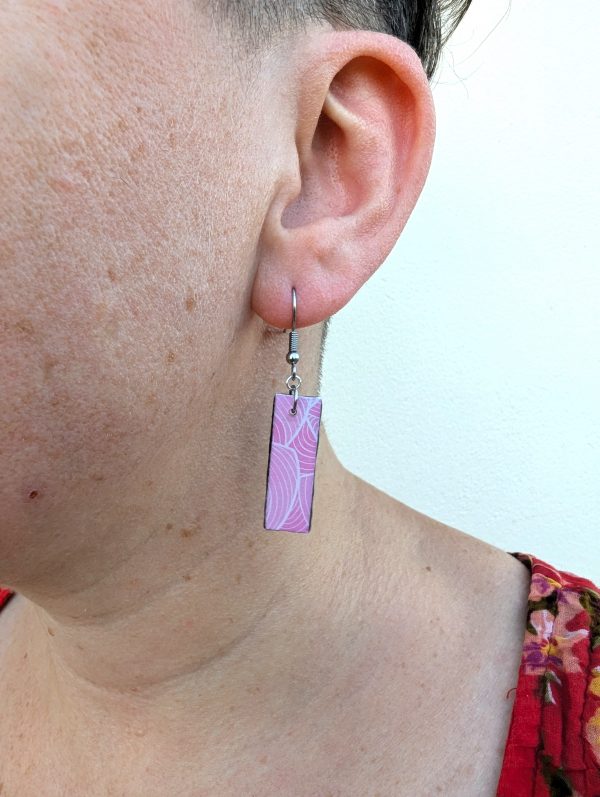 Boucles d'oreilles Paola - Ecume de sable – Image 3