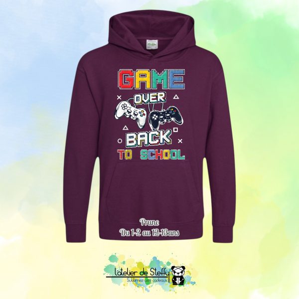 Sweat capuche Noah - Game over...Back to school – Image 31