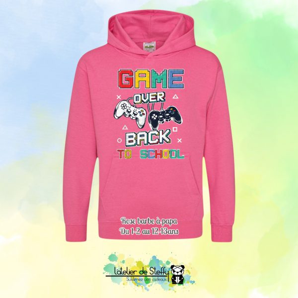 Sweat capuche Noah - Game over...Back to school – Image 32
