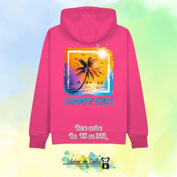 Veste sweat capuche Cath - Summer vibes – Image 19