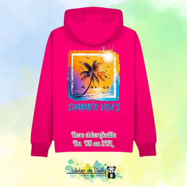 Veste sweat capuche Cath - Summer vibes – Image 20