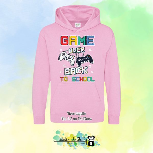 Sweat capuche Noah - Game over...Back to school – Image 33