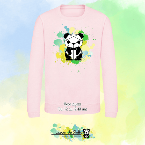 Sweat col rond Lyzo - Panda de l'atelier – Image 21