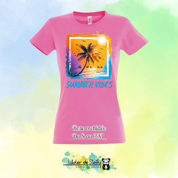 Tee shirt Steffy - Summer vibes – Image 24