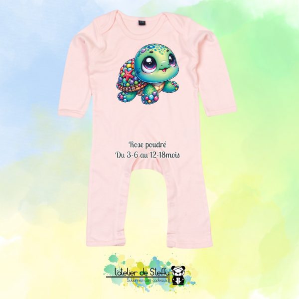 Barboteuse Pitchoune - Tortue mimi – Image 6