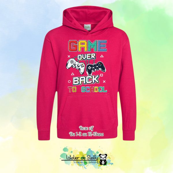 Sweat capuche Noah - Game over...Back to school – Image 34