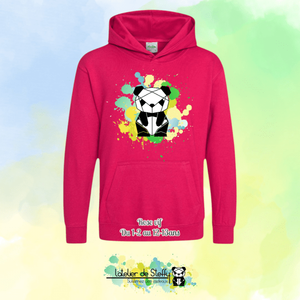 Sweat capuche Noah - Panda de l'atelier – Image 34