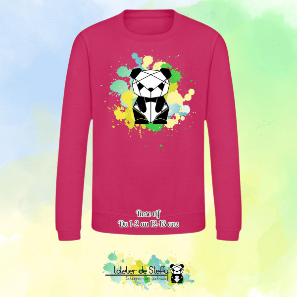 Sweat col rond Lyzo - Panda de l'atelier – Image 22