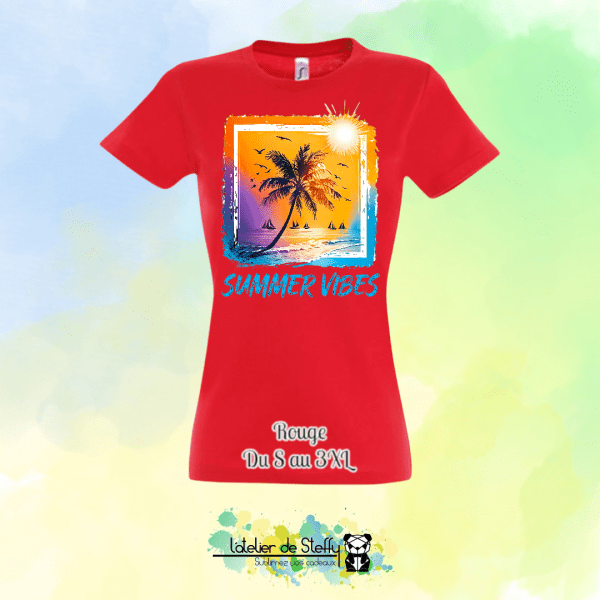 Tee shirt Steffy - Summer vibes – Image 25
