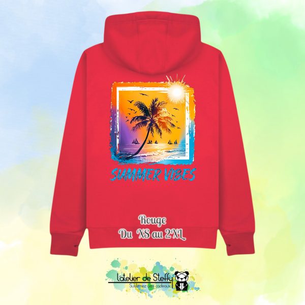 Veste sweat capuche Cath - Summer vibes – Image 21
