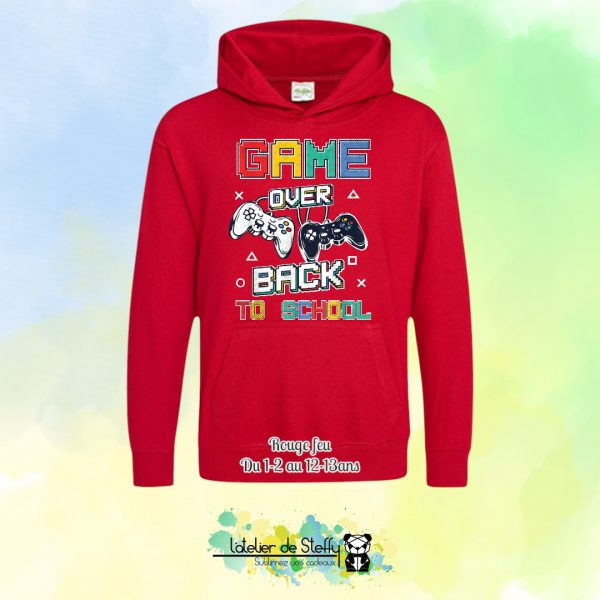 Sweat capuche Noah - Game over...Back to school – Image 35