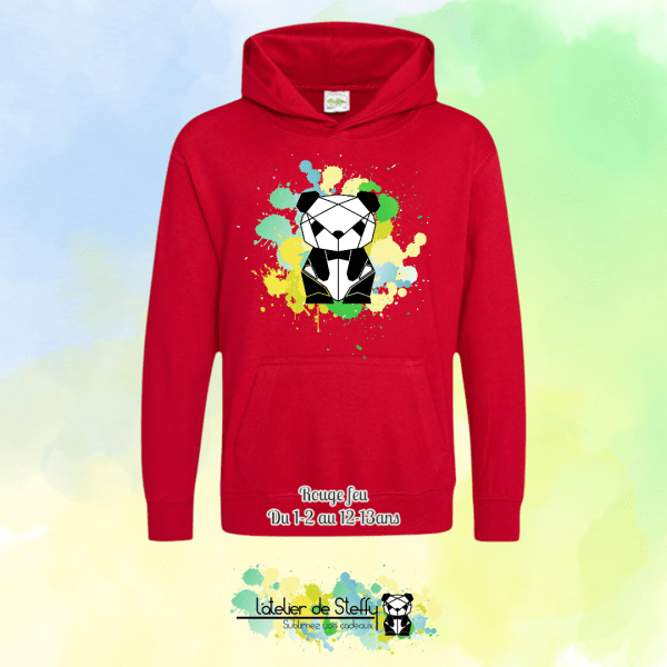 Sweat capuche Noah - Panda de l'atelier – Image 35