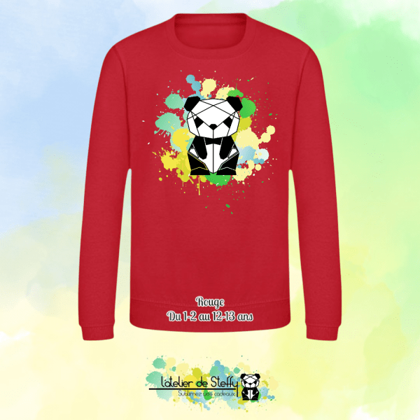 Sweat col rond Lyzo - Panda de l'atelier – Image 23