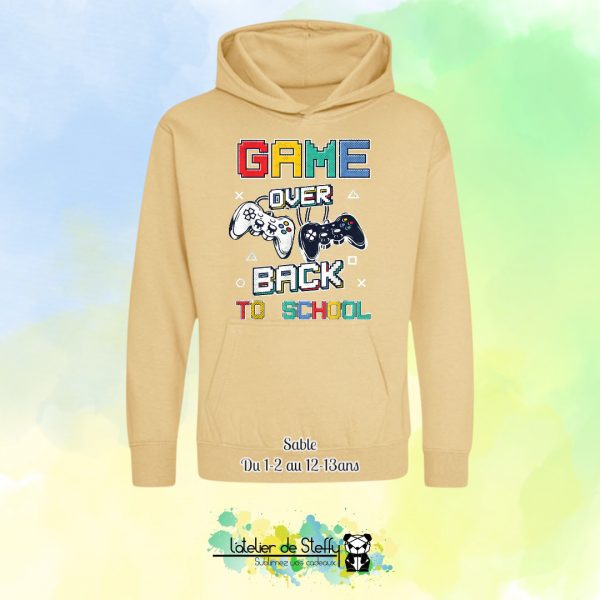 Sweat capuche Noah - Game over...Back to school – Image 37