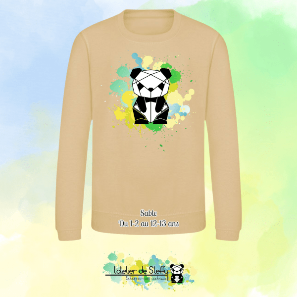 Sweat col rond Lyzo - Panda de l'atelier – Image 24