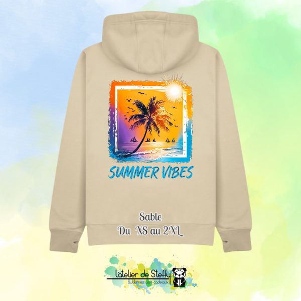 Veste sweat capuche Cath - Summer vibes – Image 22