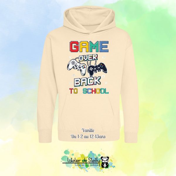Sweat capuche Noah - Game over...Back to school – Image 38