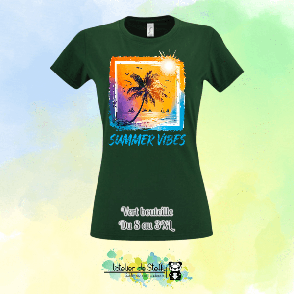 Tee shirt Steffy - Summer vibes – Image 27
