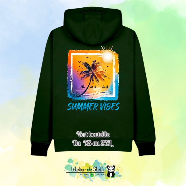 Veste sweat capuche Cath - Summer vibes – Image 23