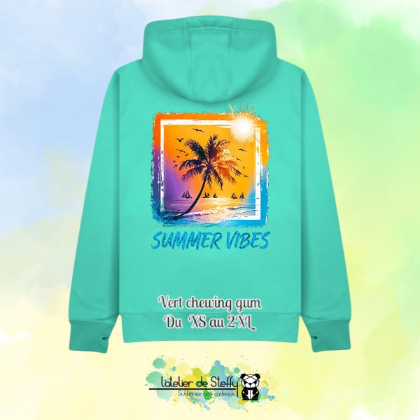 Veste sweat capuche Cath - Summer vibes – Image 24